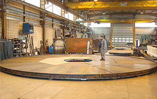 Plancher supérieur de turbine hydro électrique